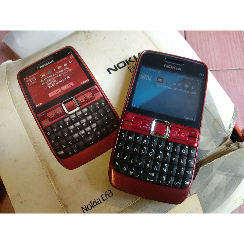 Nokia E63 Mulus Normal Hp Charger No Dusbook