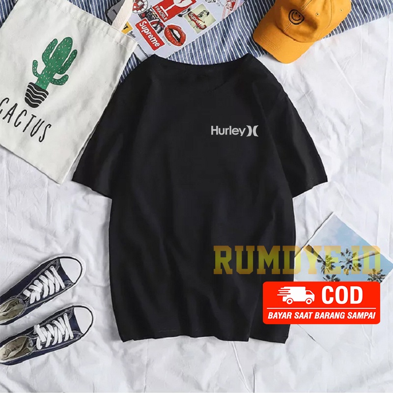 KAOS PRIA WANITA HURLEY CATTON 30S COD