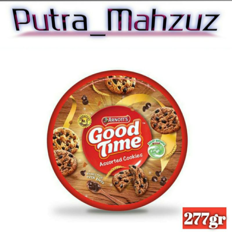 

Good Time Assorted Cookies Kaleng (277gr)