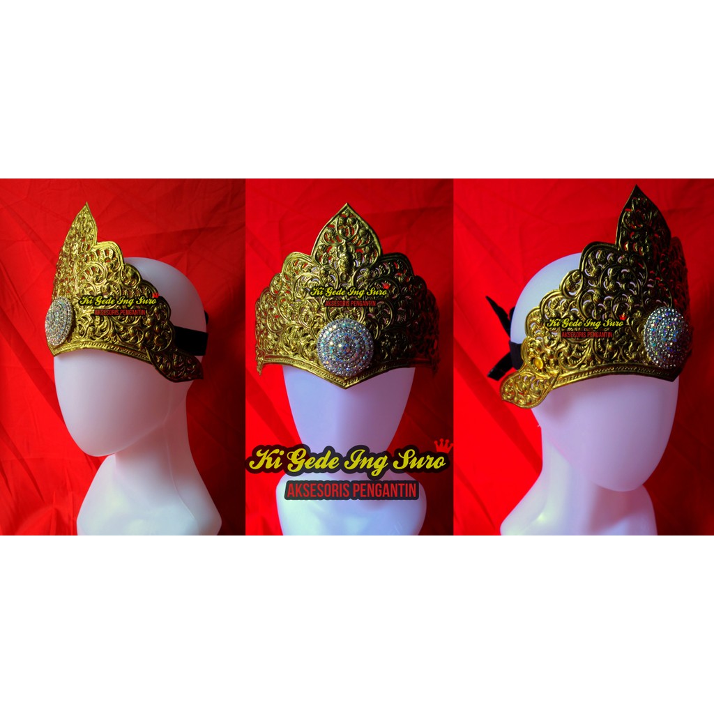 Mahkota Siger Tari/ Beringin Pengantin / Sunting/ Karnaval/ Angling Dharma Jawa Bali Palembang Sunda