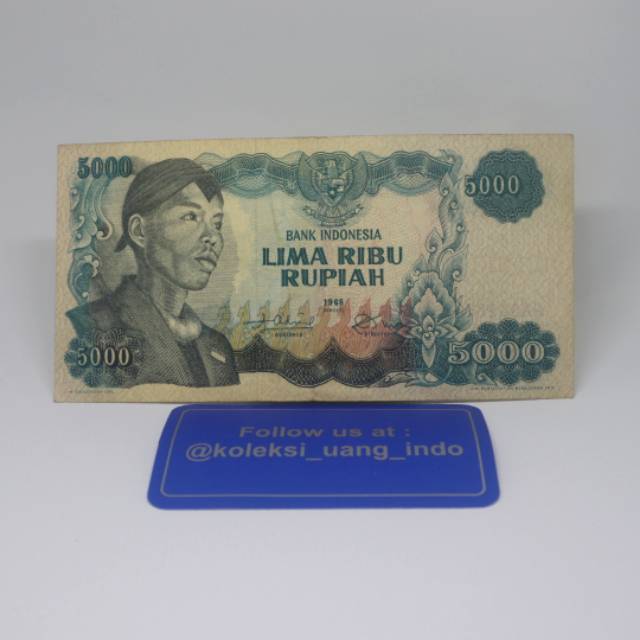 Uang Kuno 5000 Soedirman 1968