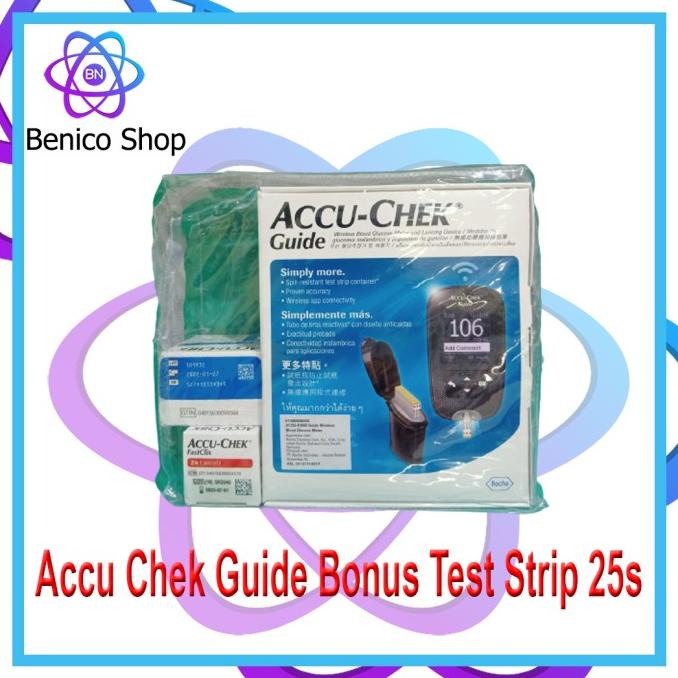 Alat Cek Gula Darah Accu-Chek Guide | Alat Tes Accu Check Guide ready stock