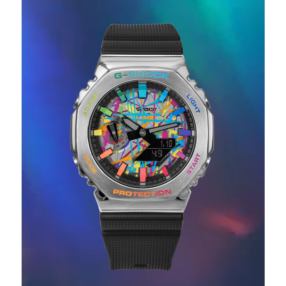 Jam Tangan Pria G-Shock Casio Oak Steel Prisma GA2100 GA-2100 Galaxy