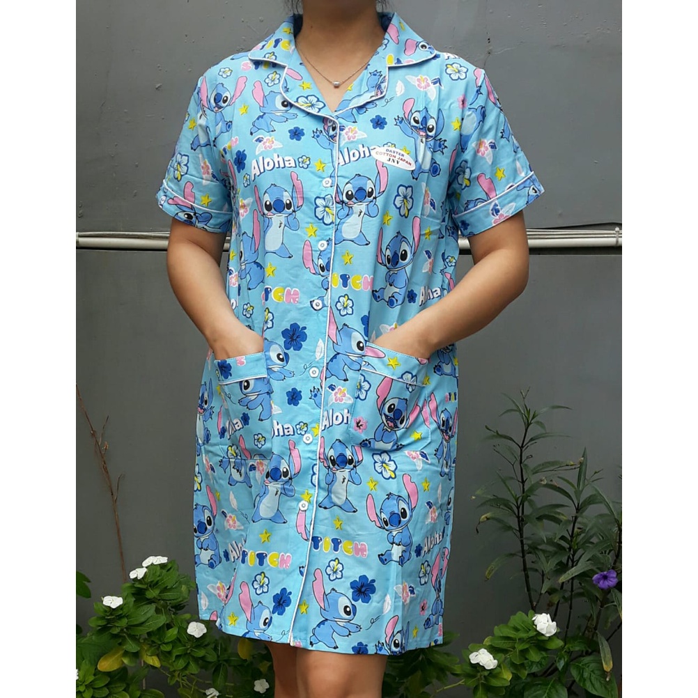 PIYAMA WANITA DASTER MOTIF KARAKTER KEKINIAN / BAJU TIDUR WANITA DASTER