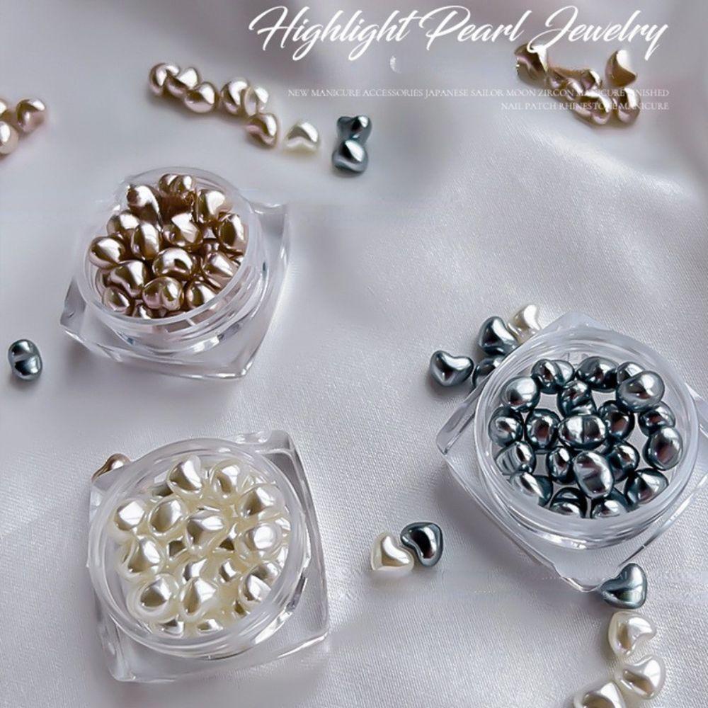 Needway   Paku Charms Champagne Baroque Nail Beauty Love Hati DIY Bahan Kuku 3D Dekorasi Kuku