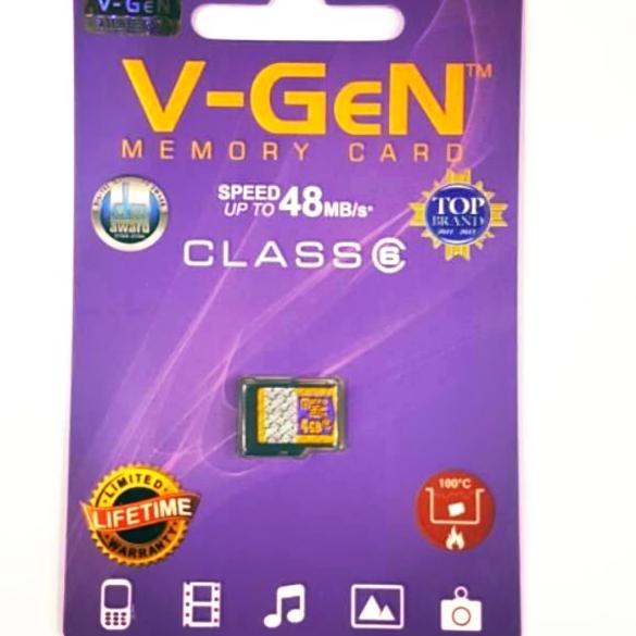 V-Gen MicroSD card 4 GB Class 6 kartu memory hp memori hp