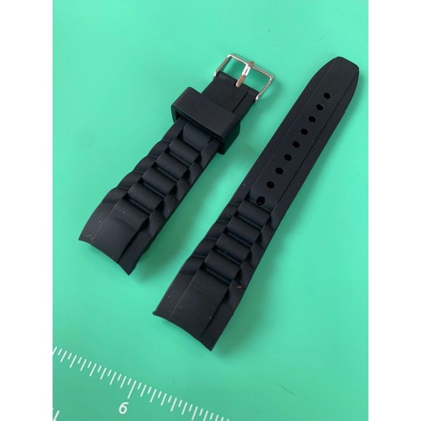 Strap tali jam tangan karet Model Curve 20MM