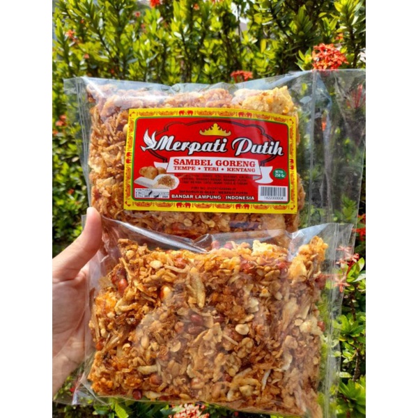 

Sambal Goreng Tempe Teri Kentang Merpati Putih Khas Lampung
