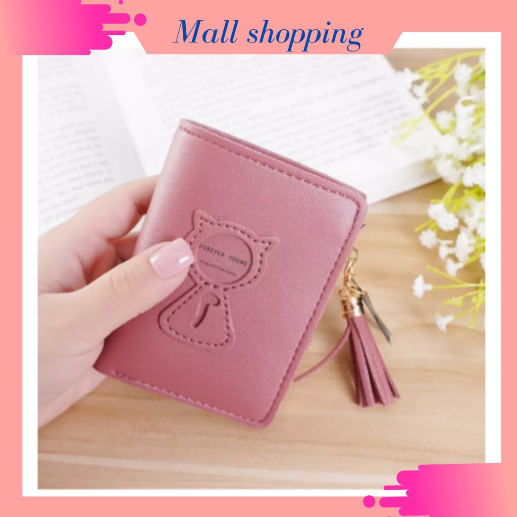 (COD) DOMPET LIPAT WANITA WOMEN WALLET KOREAN FASHION MALLSHOPPING