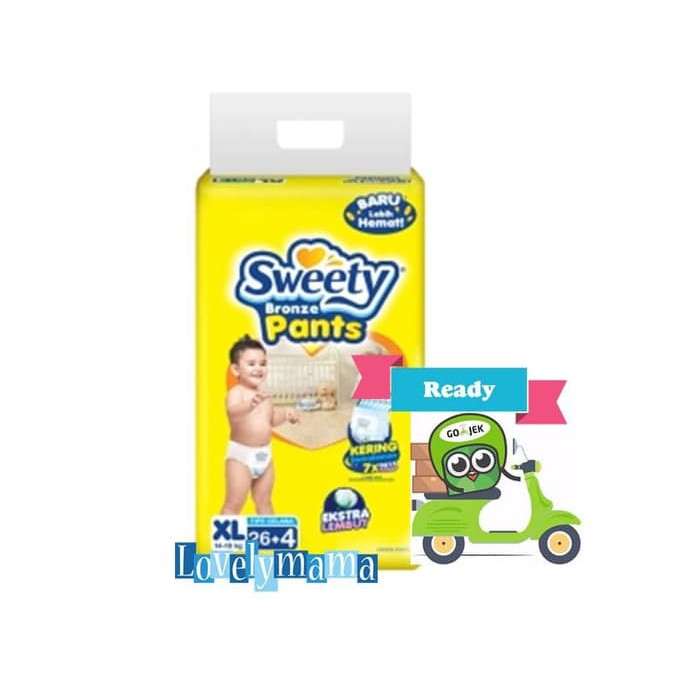 PROMO sweety bronze XL26+4 pants/ sweety XL 26 (bonus4) diapers