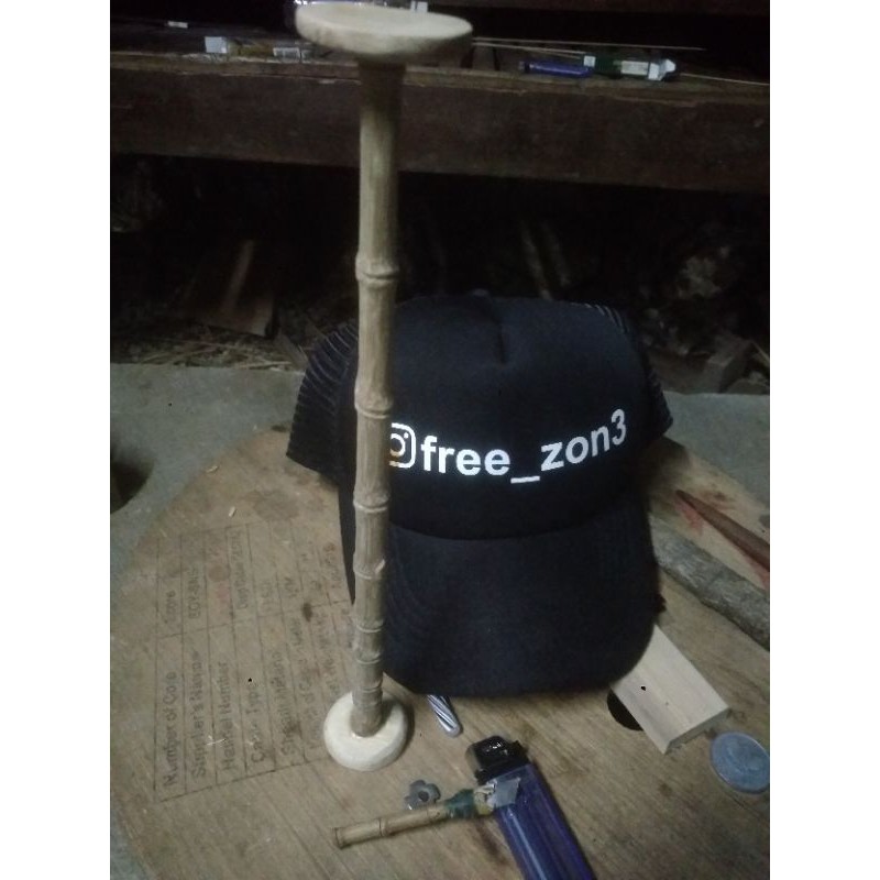 tangkringan branjangan bambu 28cm