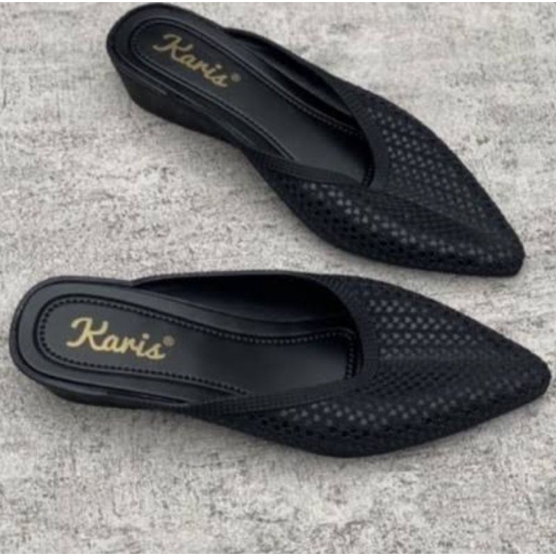 Sandal Bustong Wanita Bintik Karis A868