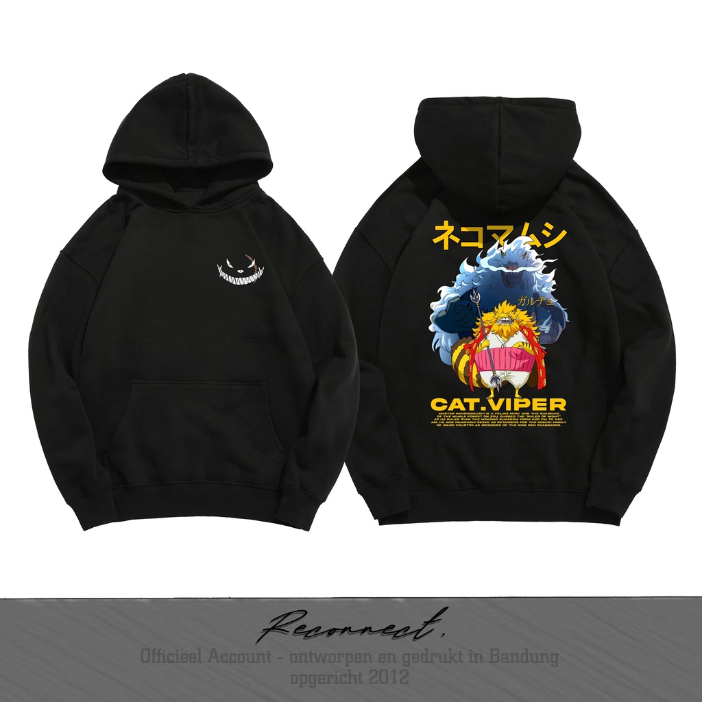 Reconnect Sweater Pullover Hoodie Anime One Piece Cat Viper