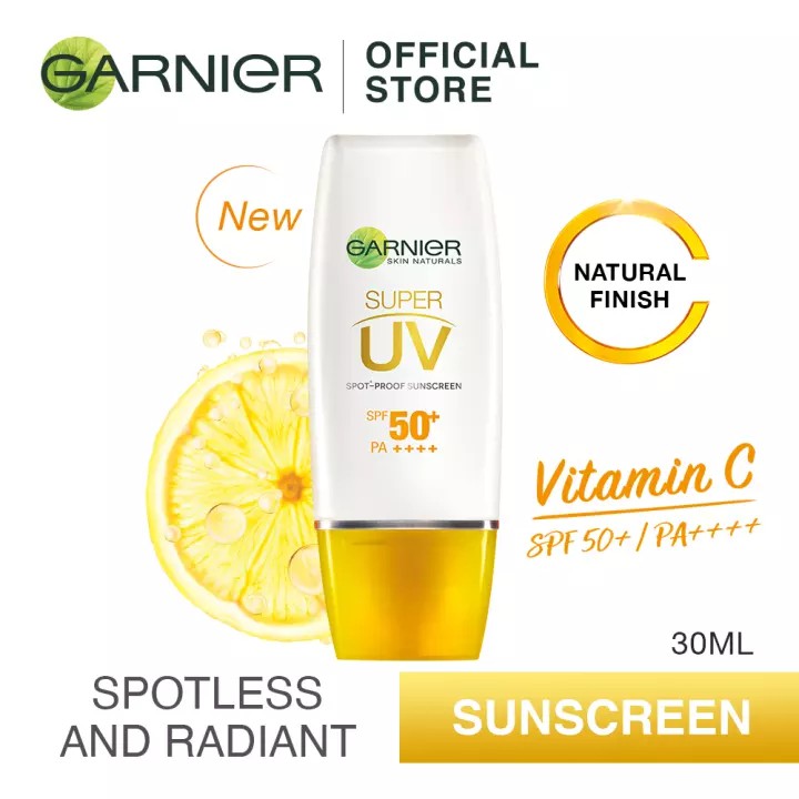 ❤️Glamouroseshop❤️ Garnier Super UV Spot proof Sunscreen SPF 50+ PA+++ Skin Care – 30 ml