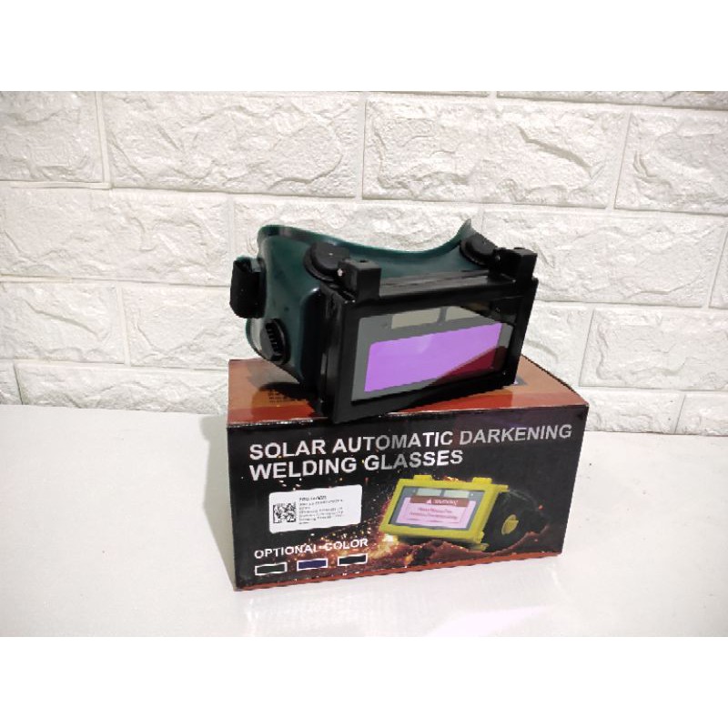 Kacamata Las Auto Darkening Otomatis Gelap Terang / Kaca Mata Las Otomatis Welding Glass