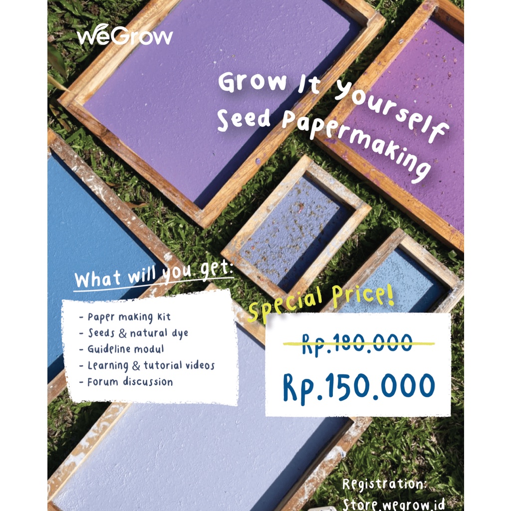 

Kit Membuat Seedpaper + Video Tutorial