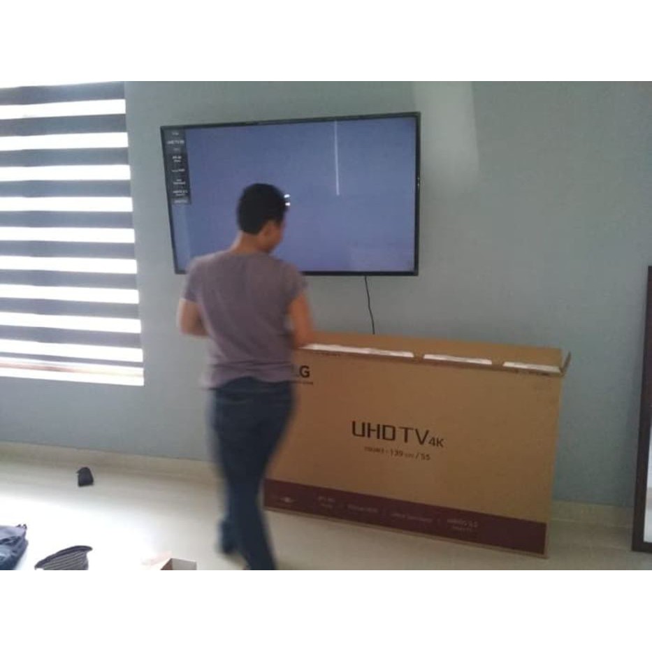 Braket TV 60 Inch plus pasang 24 jam Jadetabek