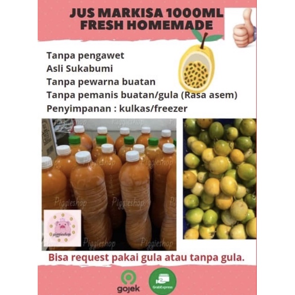 

Jus Markisa Murni 100% Asli Sukabumi Tanpa Gula & Pengawet | Homemade Segar & Sehat