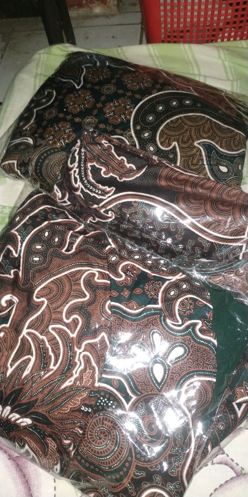 Batik Couple Keluarga Sania Ruffle Ori Ndoro Jowi Dnt Mataram
