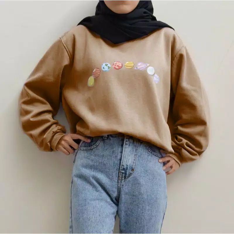 PLANET STREET OBLONG SWEATER PRIA WANITA KEKINIAN TERMUAH