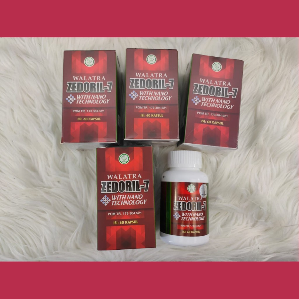 [ ORIGINAL ] Obat Herbal Zedoril 7 | Walatra Zedoril 7 | Herbal Kanker, Tumor Dan Benjolan 60 Kapsul-6