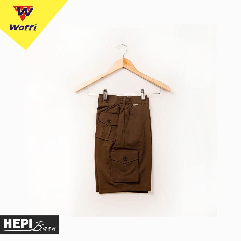 Celana Pramuka Siaga 3/4 Karet - WOFFI
