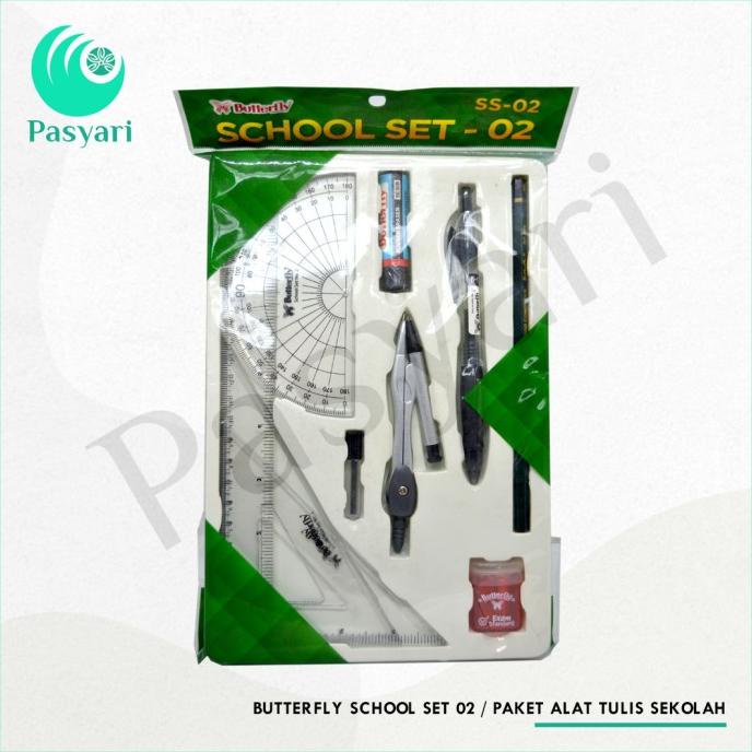 

Butterfly School Set 02 / Paket Alat tulis Sekolah