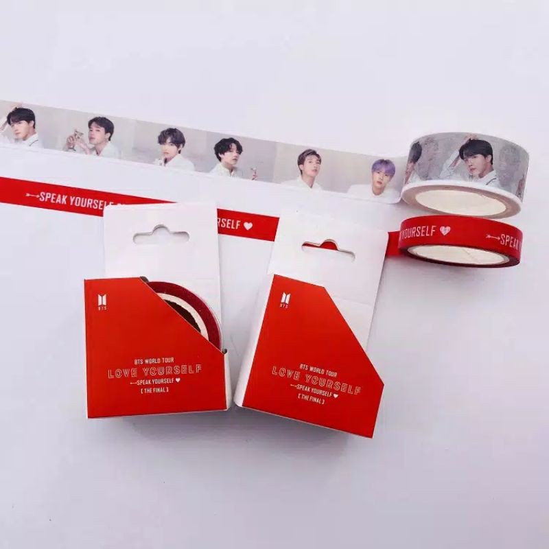 Selotip solatip washi tape bts speak your self