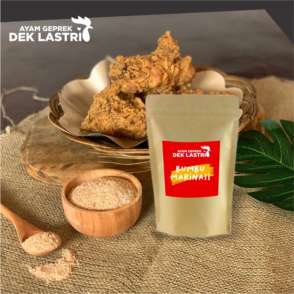 

BUMBU MARINASI AYAM/FRIED CHICKEN AYAM GEPREK DEK LASTRI