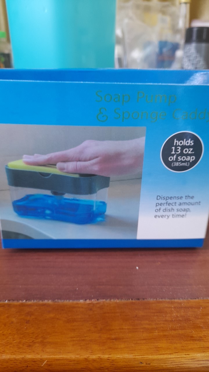 Dispenser Sabun Cuci Piring | Tempat Sabun Busa Sponge Peralatan Dapur