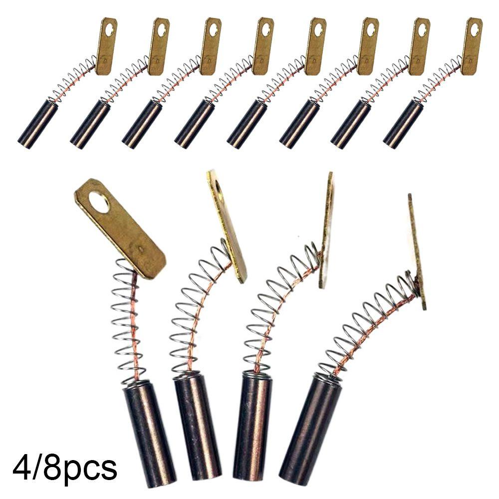 Populer4/8pcs Bor Mini Baru 5.7 * 21mm Alat Putar Generik Carbon Brushes