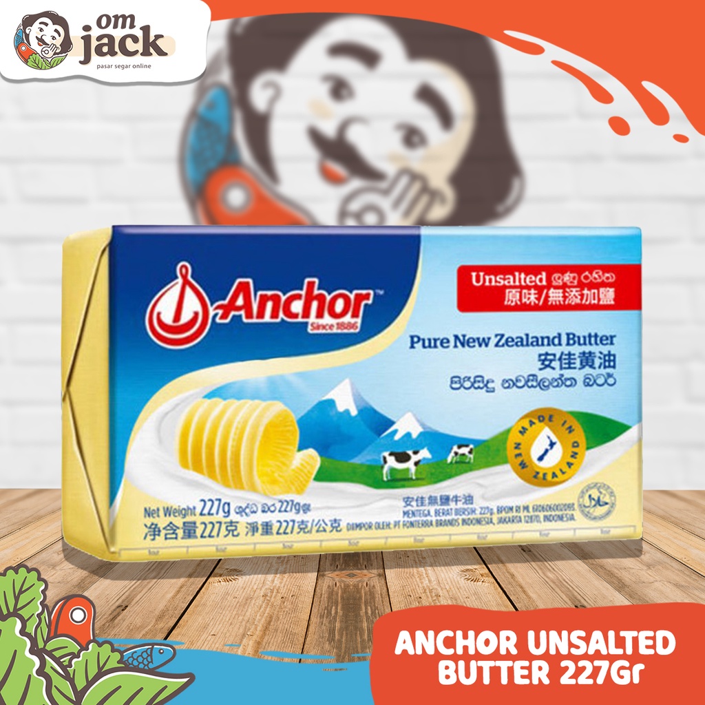 

ANCHOR UNSALTED BUTTER 227 gr