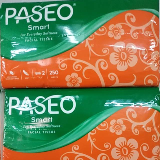 Paseo facial tissue kering 250 sheets