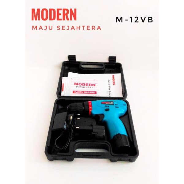 mesin bor cordless 12v modern, mesin bor charger D-33