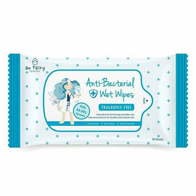 Au Fairy Anti Bacterial Fragrance Free Wet Wipes