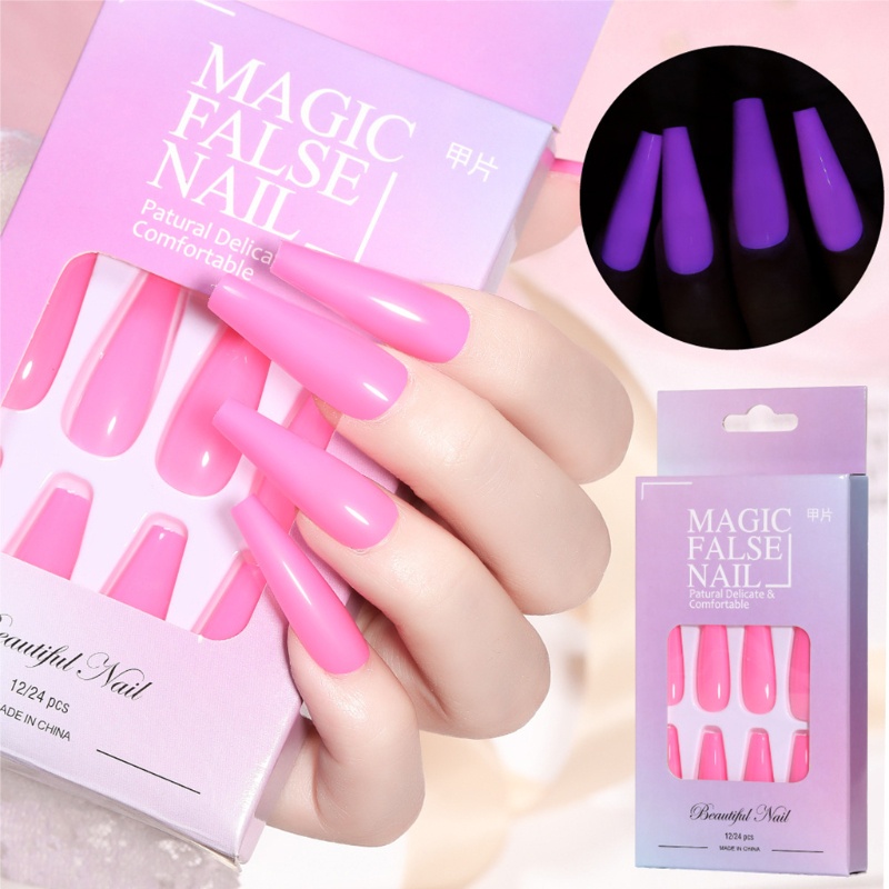 Siy Hiasan Kuku Bentuk Balerina Luminous Untuk Nail Art