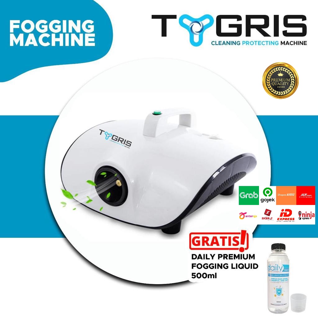 MESIN FOGGING TYGRIS ANTIVIRUS &amp; BACTERIA - GRATIS 500ML DESINFEKTAN FOGGING ASAP [TERLARIS]