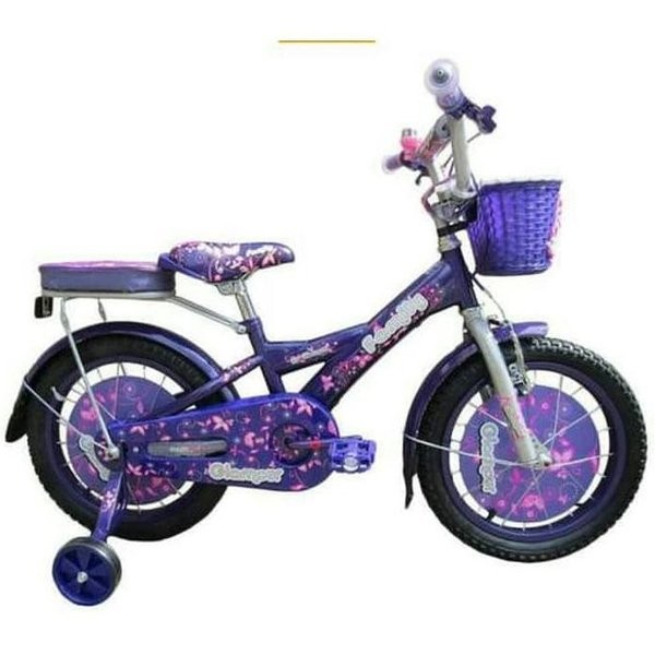 SEPEDA MINI GLAMOUR FAMILY 18 ANAK PEREMPUAN KERANJANG