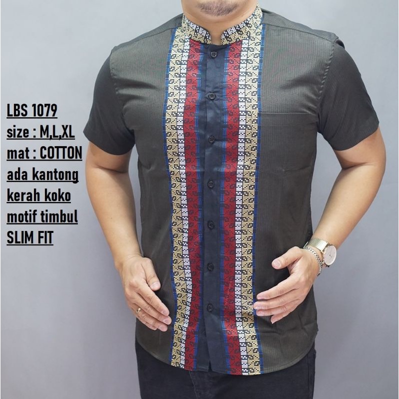 BAJU LEBARAN MUSLIM KOKO PRIA SLIMFIT