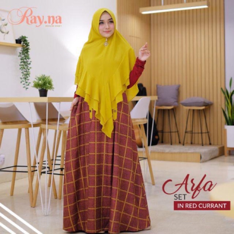 Afra Set Syari Original By Rayna