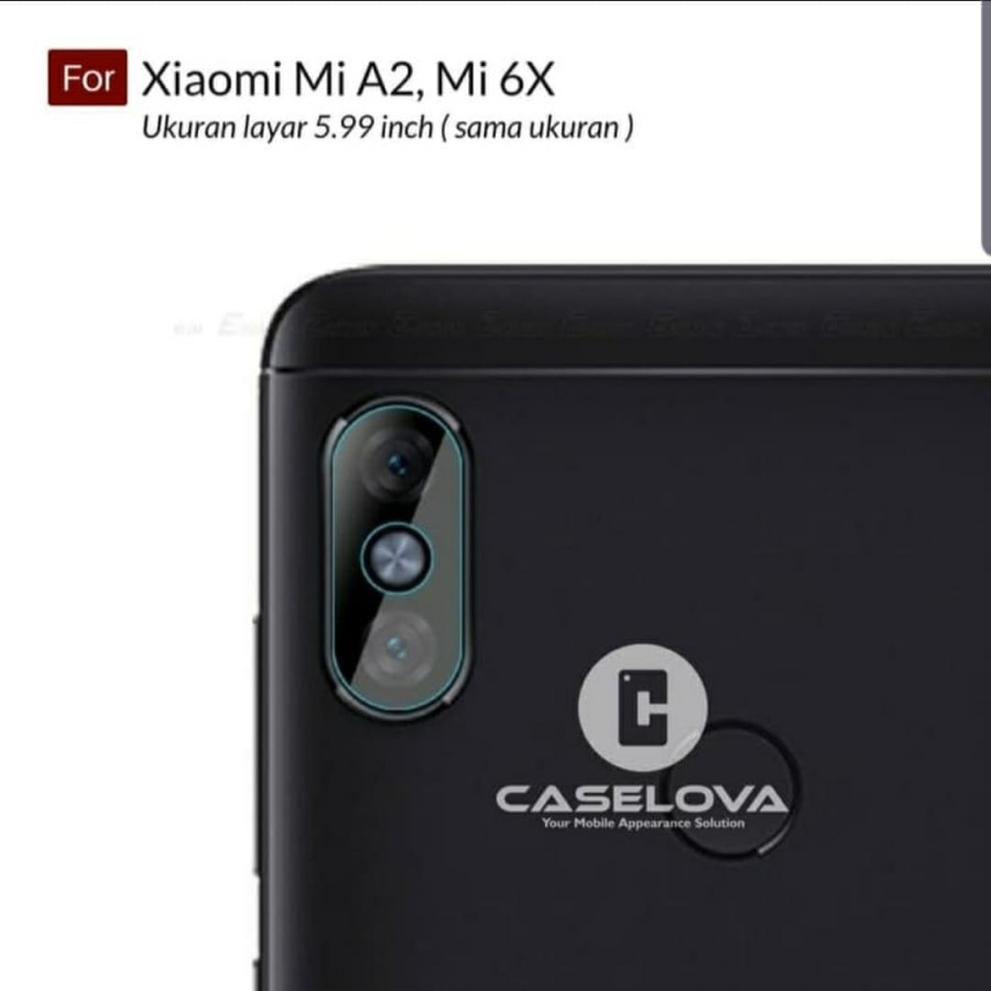 XIAOMI MI A2 MI 6X MI A2 LITE REDMI 6 PRO Tempered Glass Camera Anti Gores Kamera Bening