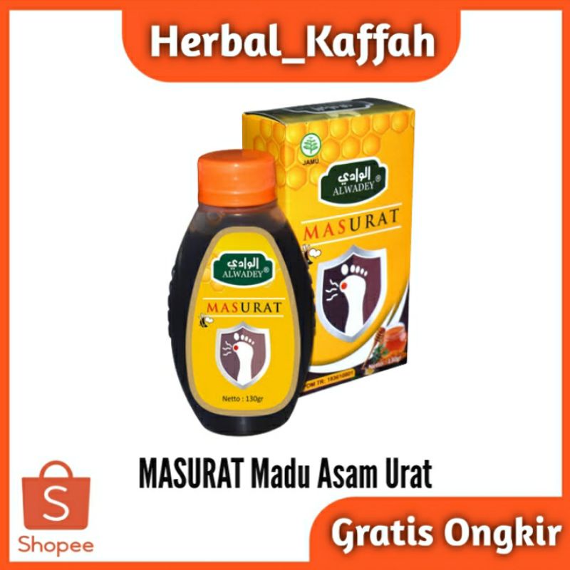 MASURAT - Madu Ramuan Asam Urat Alwadey/meringankan gejala asam urat