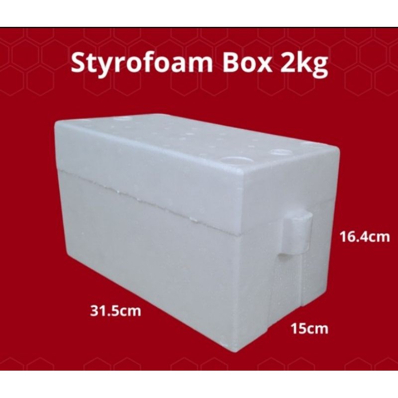 box stereoform kecil 2 liter
