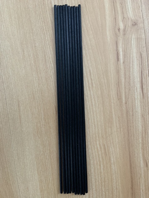 Fiber Stick Reed Diffuser Hitam Tipe Lurus bukan rotan-2