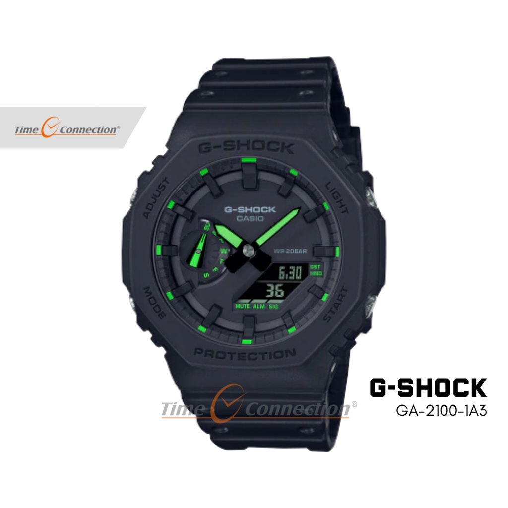 Casio G-SHOCK GA-2100-1A3 Original / Jam Tangan Pria Analog Digital / Gshock GA2100 GA 2100 1A3 Blac
