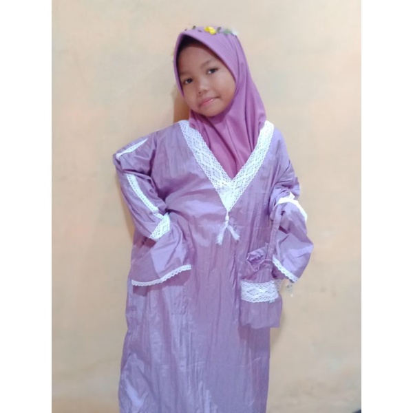 mukena abaya solat (mukena traveling)