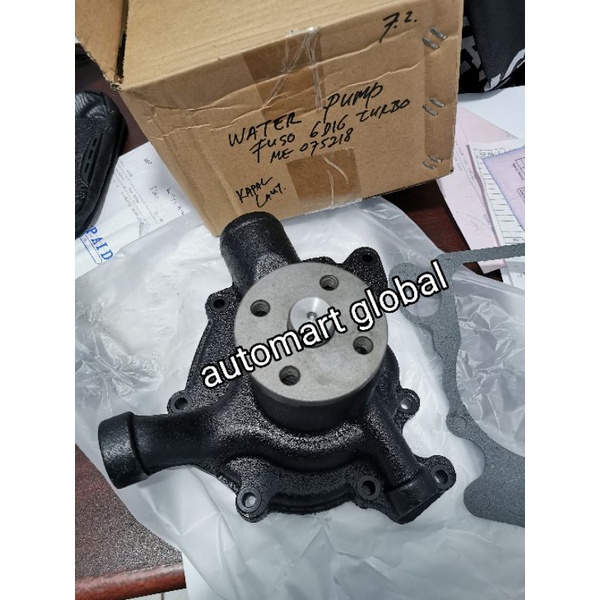 water pump pompa air fuso 6d16t turbo me-075218