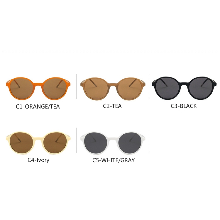 Korean fashion ins round frame trendy sunglasses