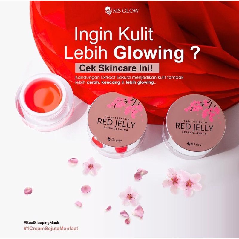 RED JELLY MS GLOW ORI