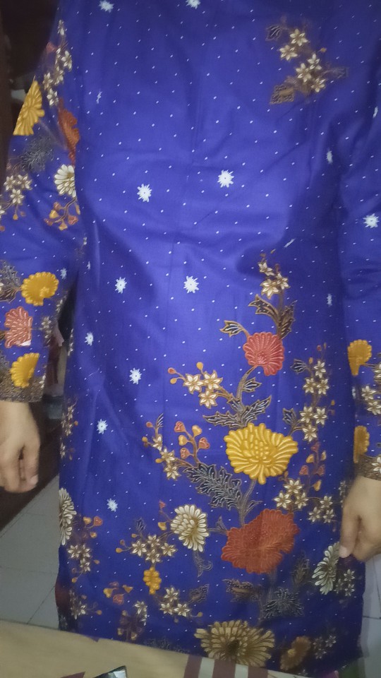 Batik Tunik Shibori Bahan Katun Primisima Unggull Jaya All Size 105cm